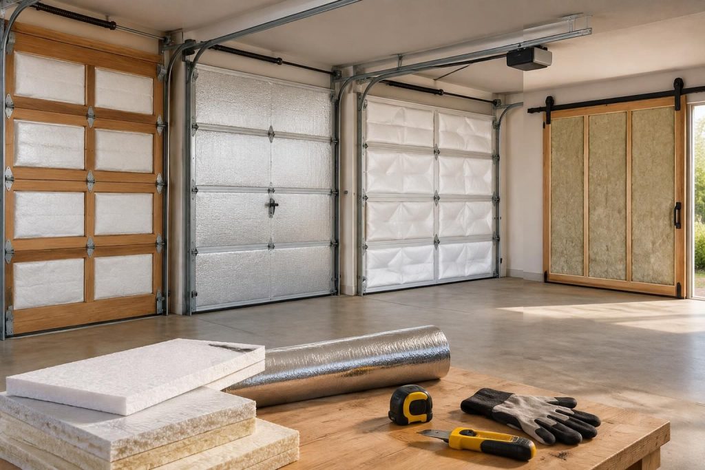 découvrez comment isoler une porte de garage en bois, métallique, sectionnelle ou coulissante : matériaux, étapes et conseils pour limiter les pertes de chaleur.