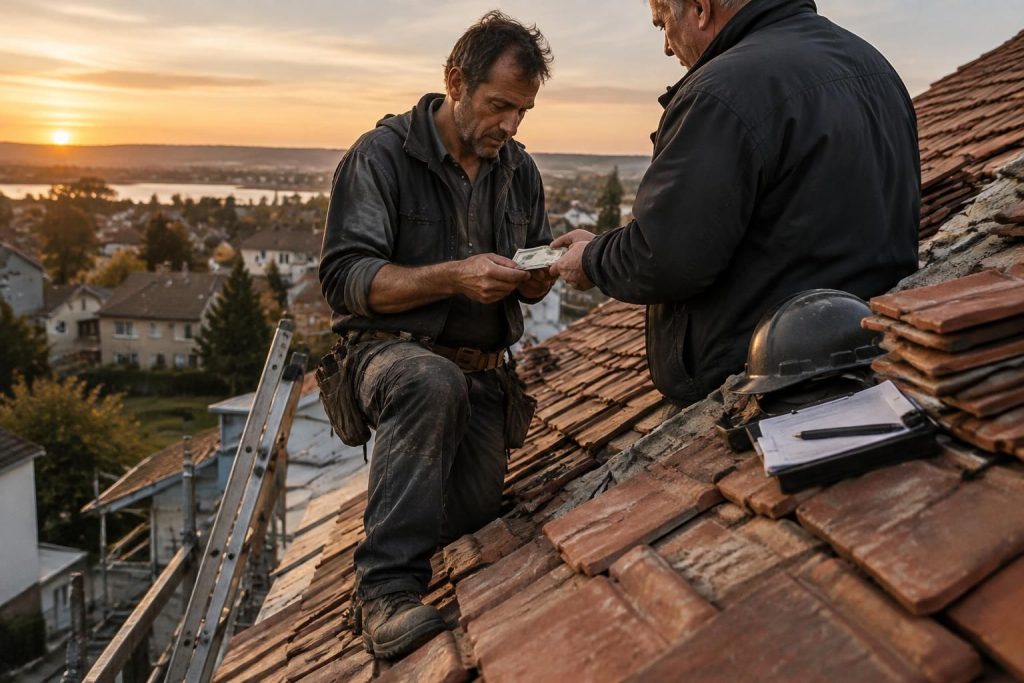 découvrez les tarifs horaires d’un couvreur au black, les risques légaux et les réalités du marché informel avant de choisir un artisan.
